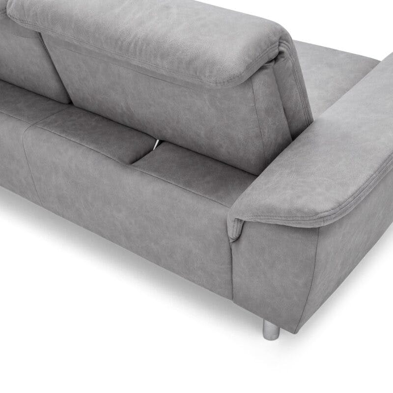 Calizza Interiors Sitztiefe Set Sofa inkl. und 2er Jade Kopfteile Verstellung