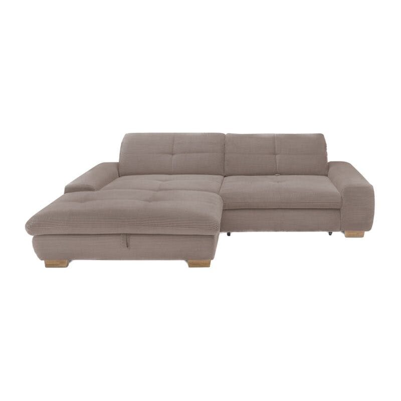 set one by Musterring SO 1200 Sofa in Cord oder Flachgewebe mit Rücken- und  Sitztiefenverstellung 