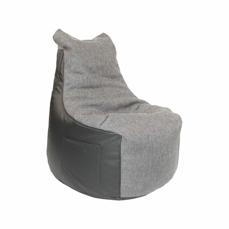 Trendstore „Levon“ Sitzsack, Kunstleder schwarz, Breite 65 cm