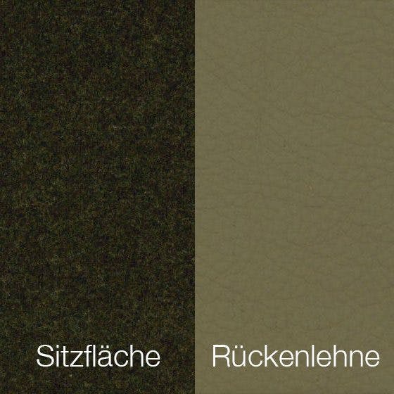 Textilgewebe Future Taupe (30 % Wolle, 70 % Polyamid) & Leder Tendens Taupe