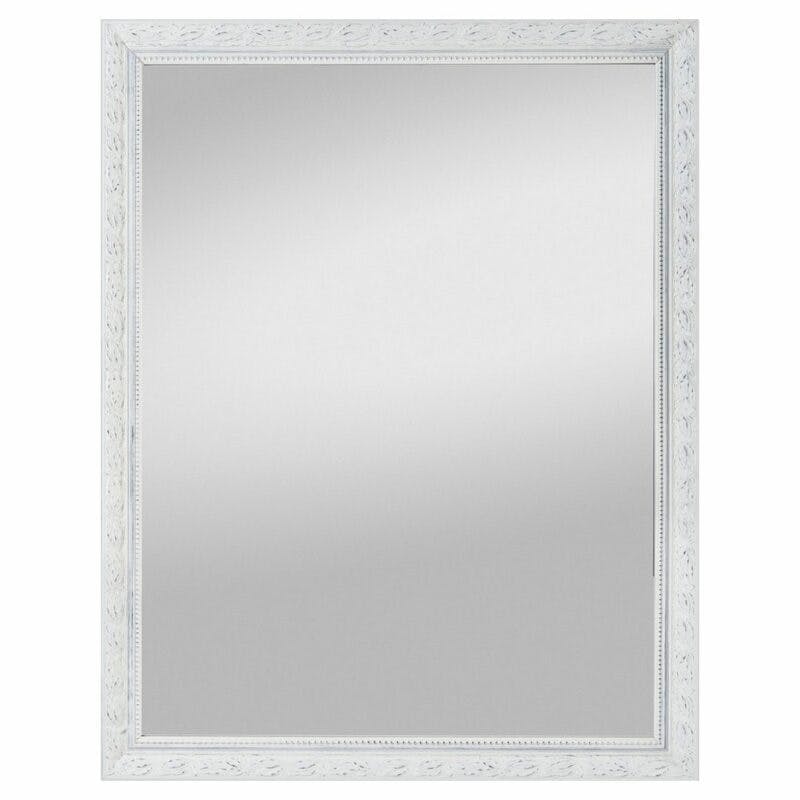 Trendstore Sabrin Rahmenspiegel - Rahmen weiß - 55 x 70 cm