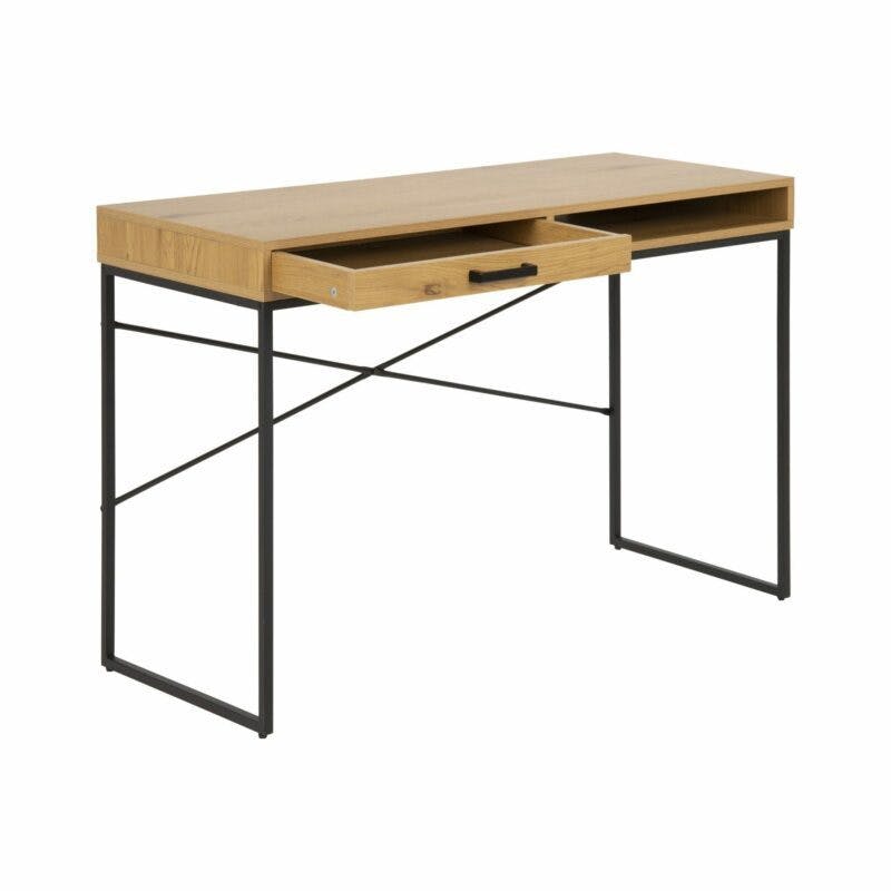 Trendstore „Auroa“ Schreibtisch mit Schublade offen