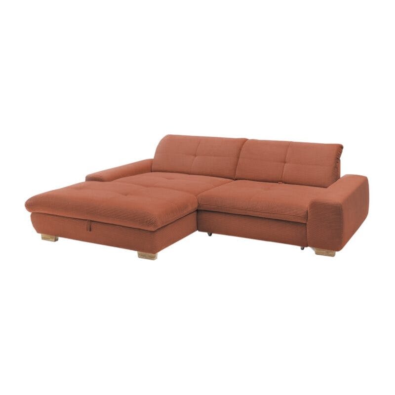 Set One by Musterring SO 1200 Sofa mit Cordbezug in Orange
