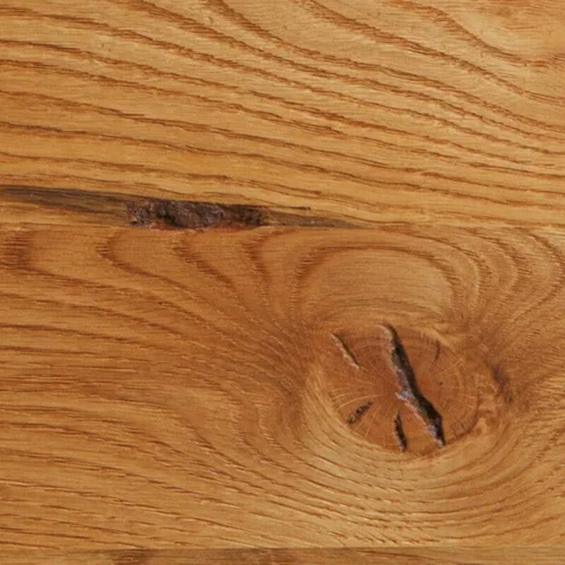 Hasena Oak-Wild Sion Cortina 18 Cobo Massivholzbett - Detailansicht Holz aus Wildeiche natur, gebürstet & geölt