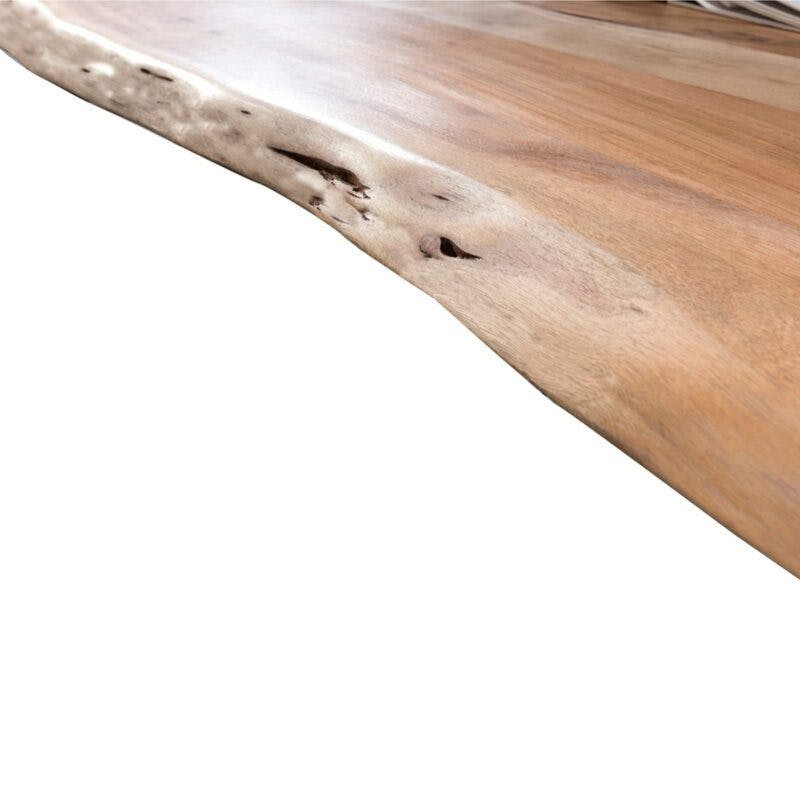 Liadomo Sammy Baumkantentisch aus massivem Akazienholz in natur.