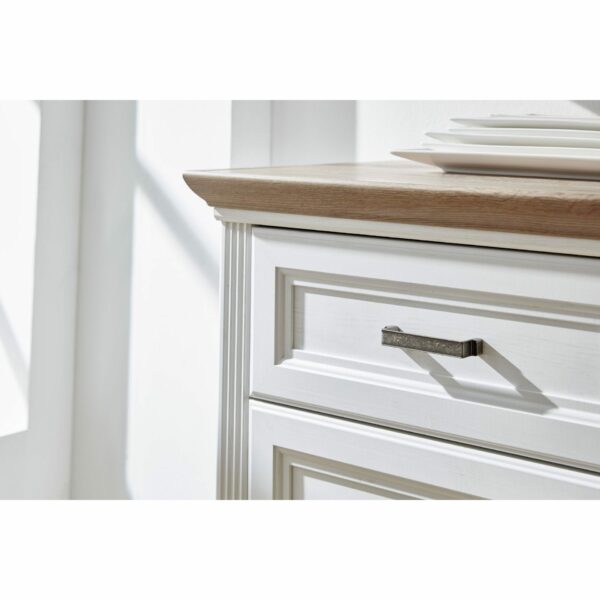 Trendstore „Imbria“ Sideboard weiß Detail Griff