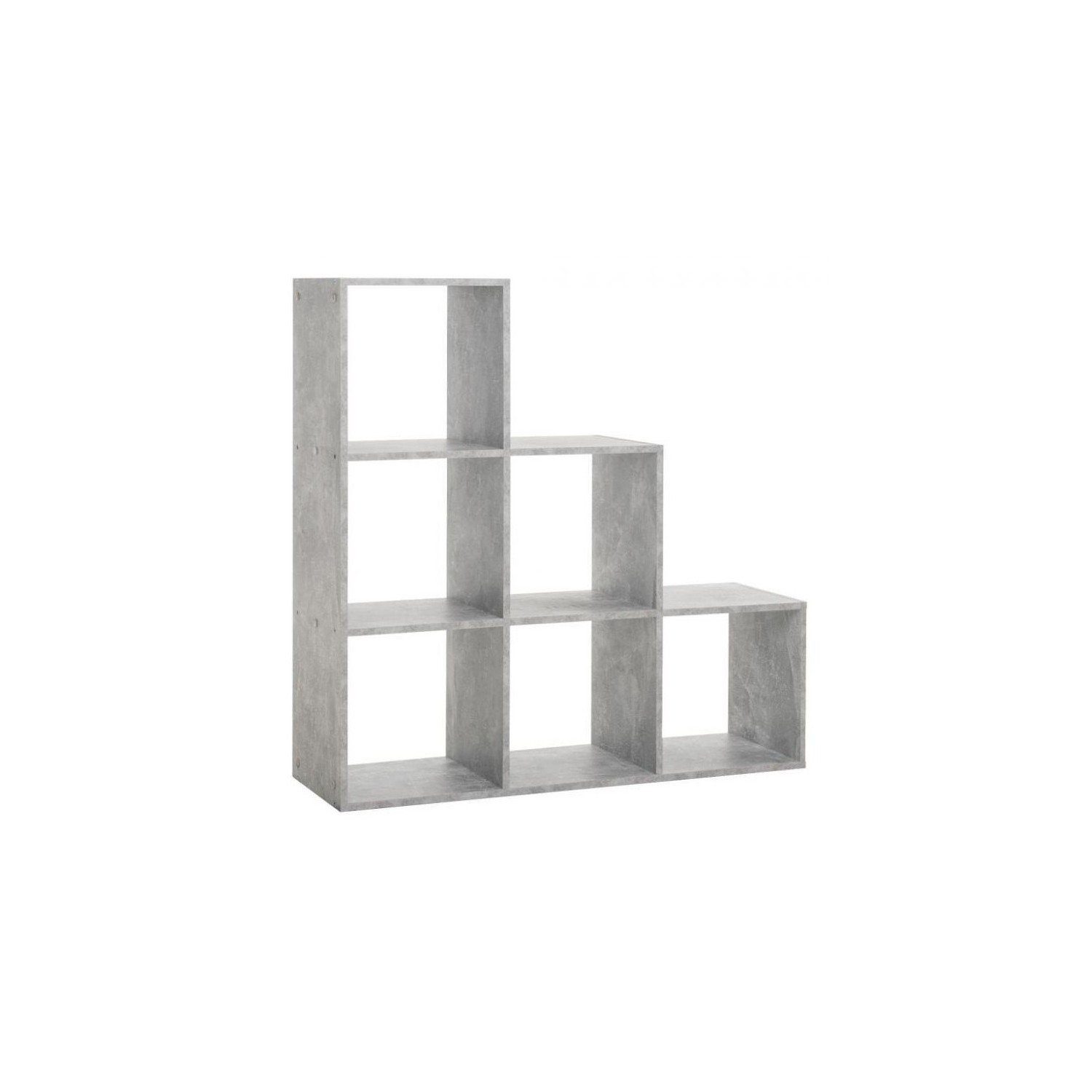 Trendstore „Fiette“ Raumteiler, seitlich, Farbe Strukturbeton