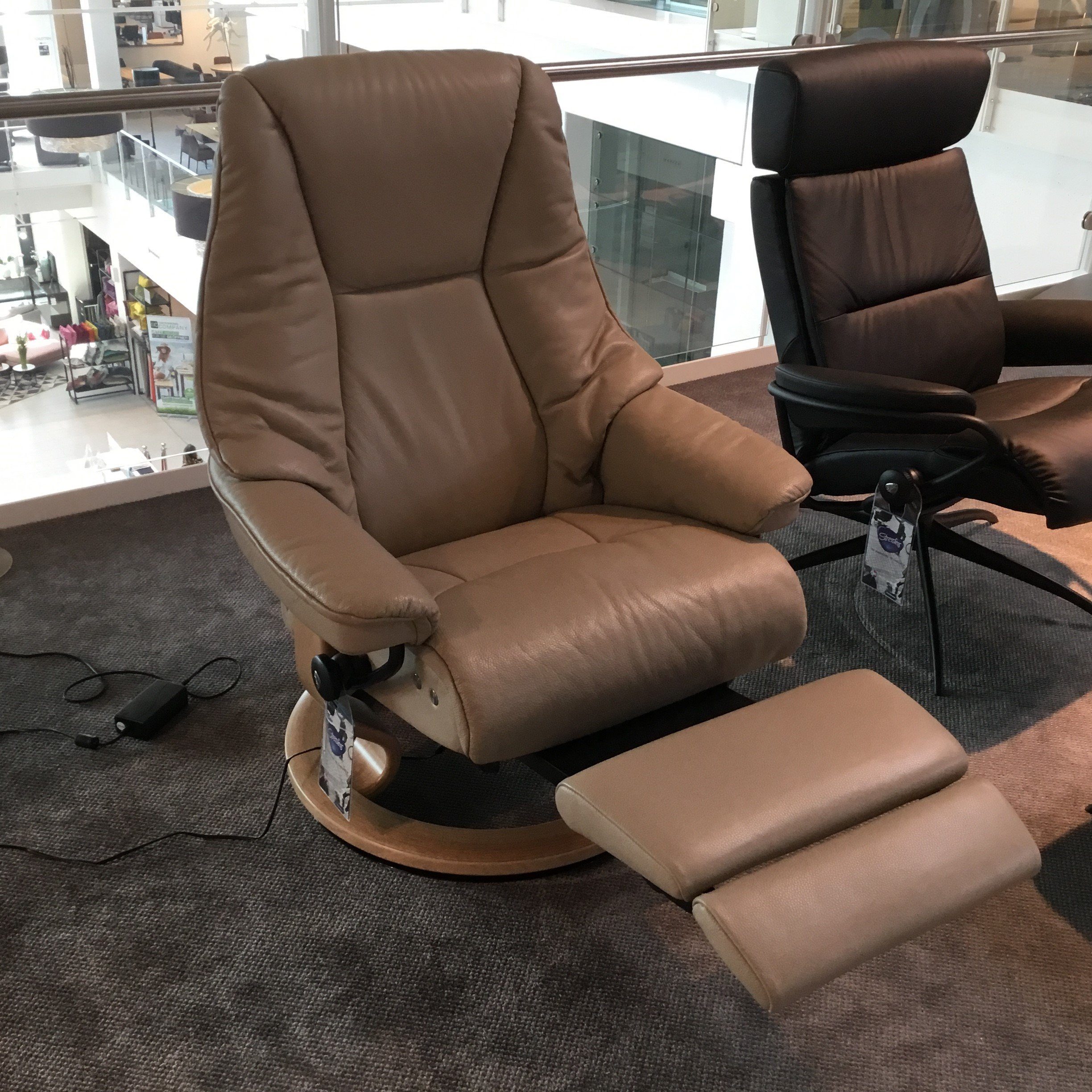 Stressless Live Classic Sessel – Detail Funktion
