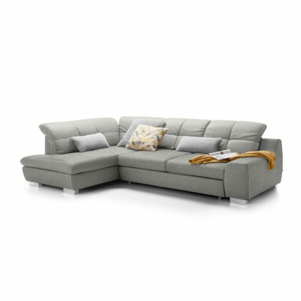 set one by Musterring Ecksofa SO 1200 in Agate Grey – Ottomane links