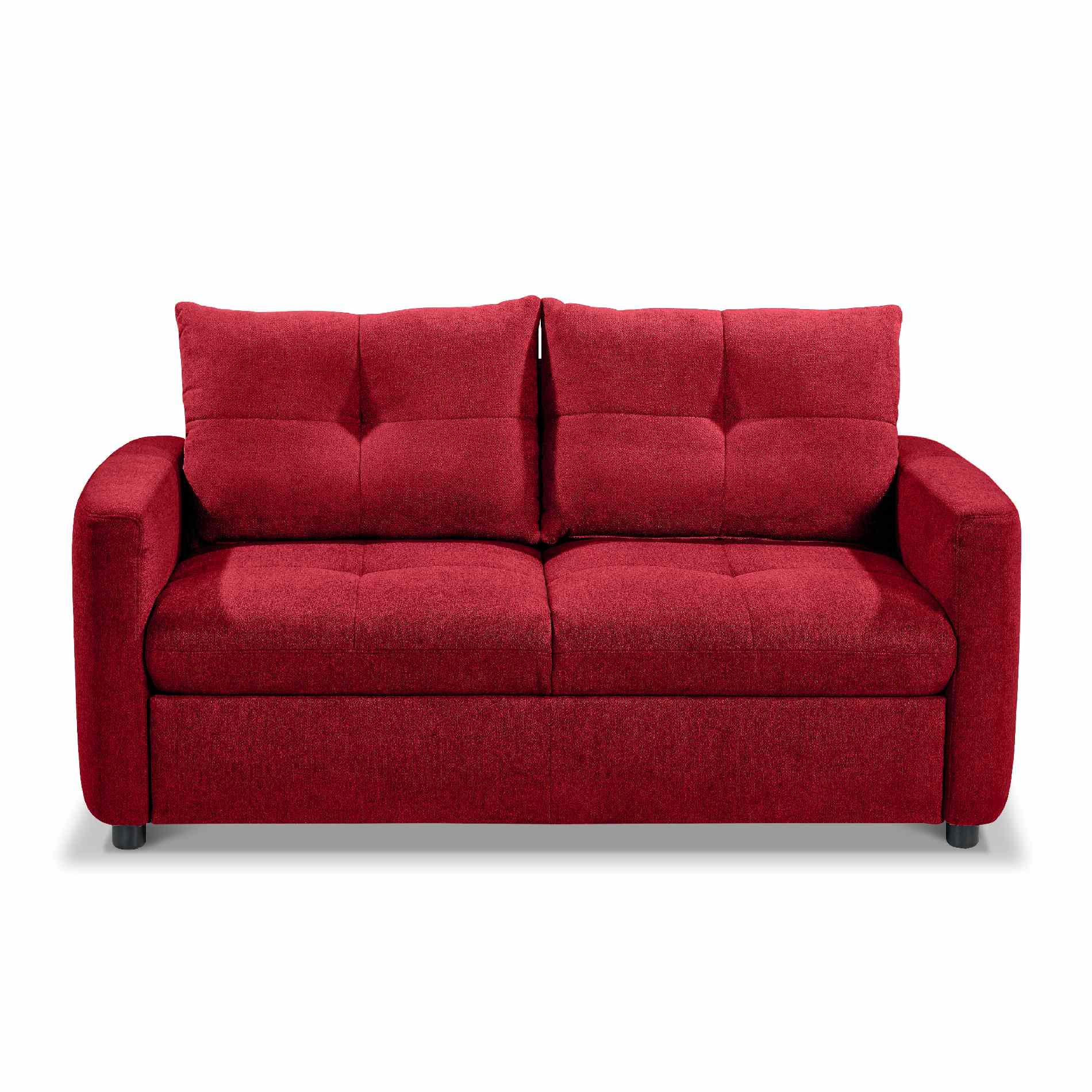 set one by Musterring SO 4200 Sofa Bezug bordeaux – Frontansicht