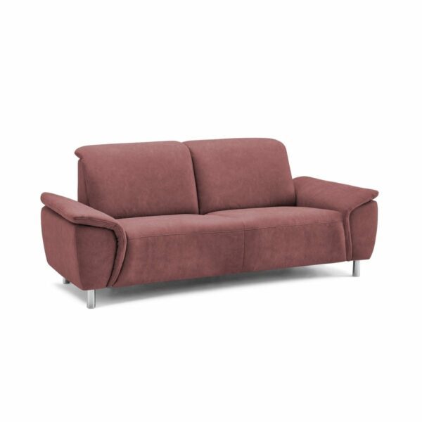 Calizza Interiors Nell Sofa mit Bezug Microfaser Bulus 18 red – Sofa ohne Funktion Perspektive