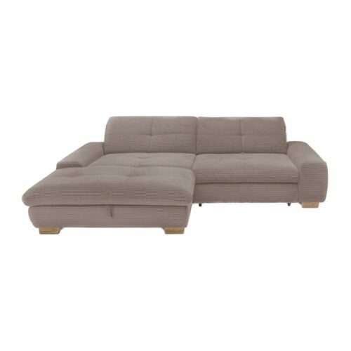 Set One by Musterring SO 1200 Sofa mit Cordbezug in Beige - frontal