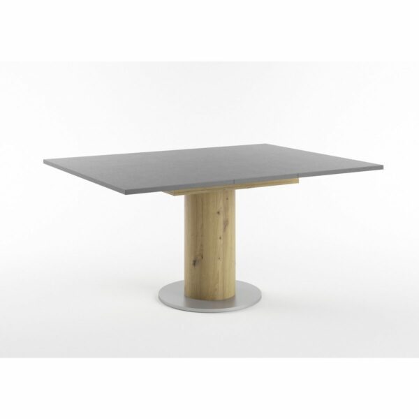 Set One Atlanta-System Esstisch Tischplatte quadratisch Dekor graphit Säule rund Artisan Eiche Holznachbildung ausgezogen