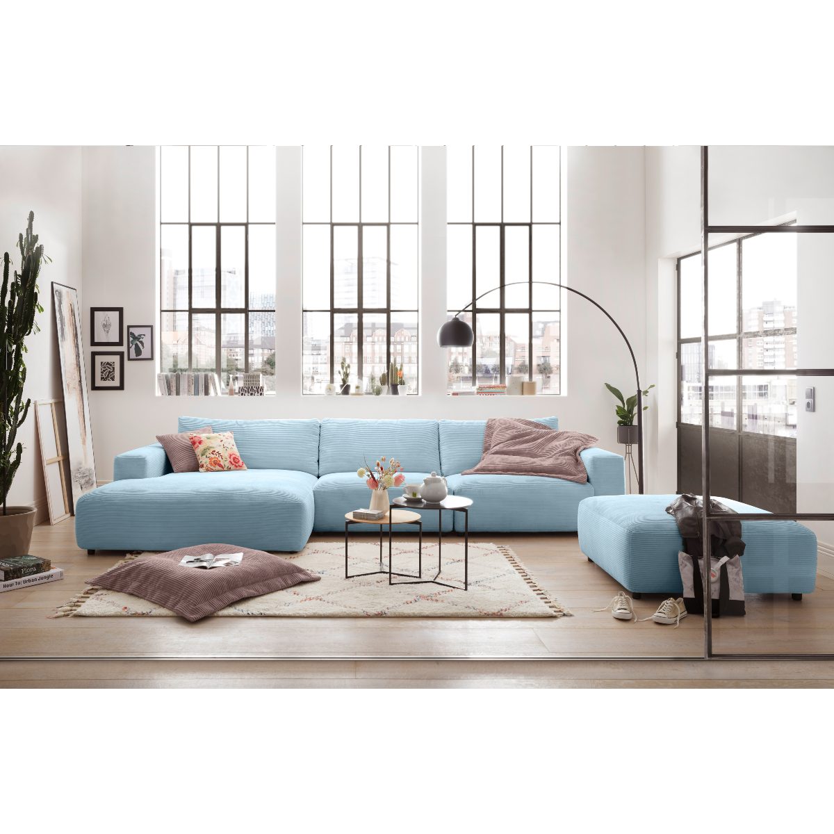 Gallery M Sofa 3,5 Sitzer Lucia Cord by Musterring branded