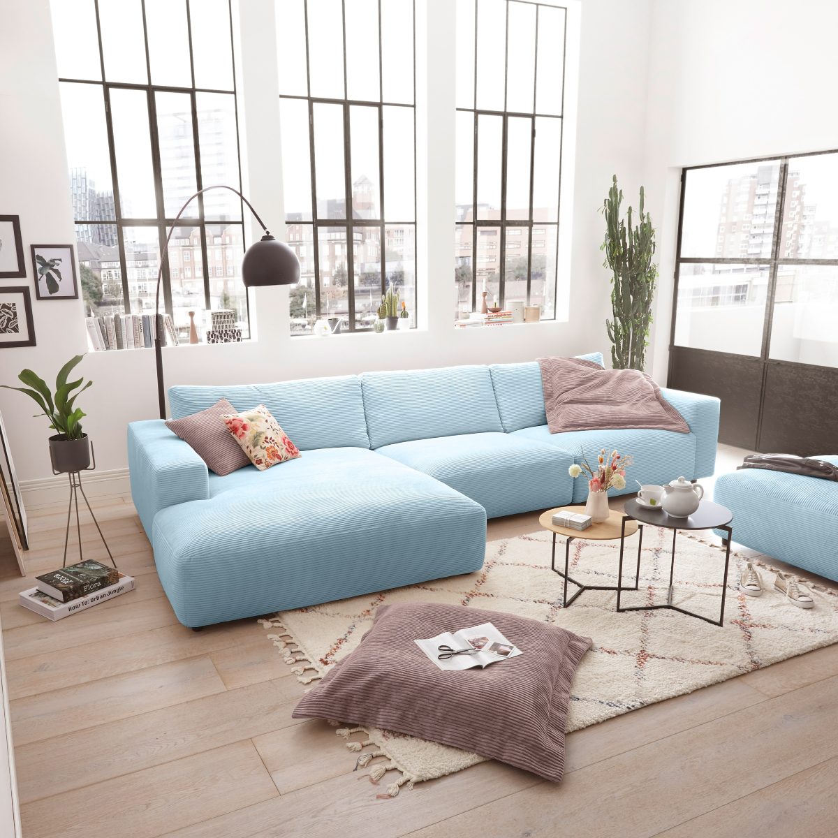 Gallery M branded by Musterring 3,5 Cord Lucia Sofa Sitzer
