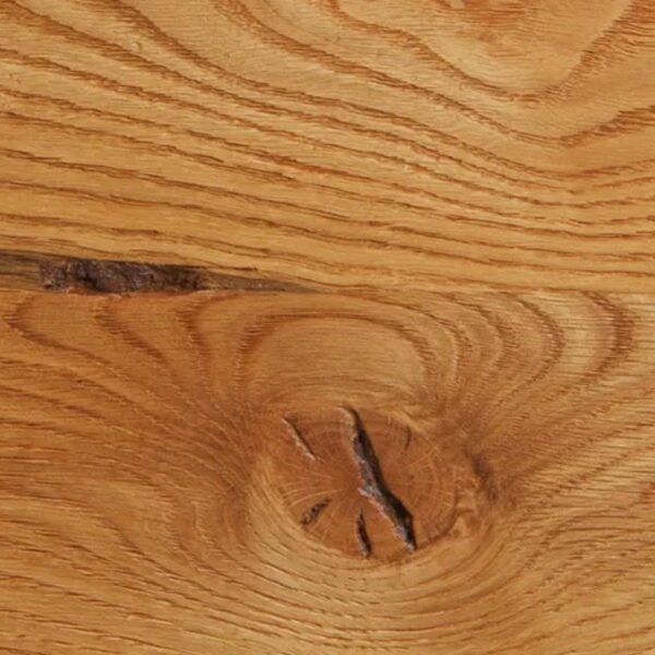 Hasena Oak-Wild Balco Bormio 18 Nakio Cobo Massivholbett - Detailansicht Holz aus Wildeiche natur, gebürstet & geölt