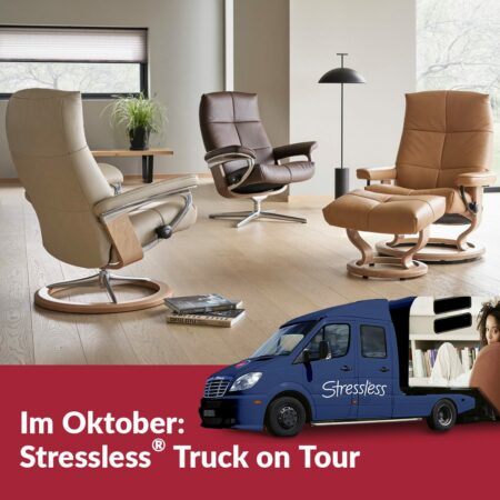 Stressless Truck on Tour im Oktober 2023 in Lauchringen und Stockach