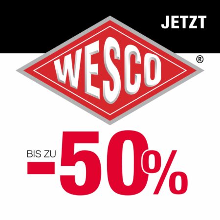 Bis zu 50% Rabatt auf WESCO