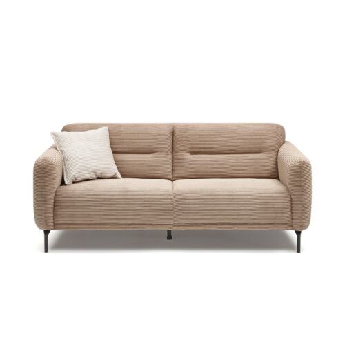Trendstore Hania 2-Sitzer Sofa mit Cordbezug in Hellbraun