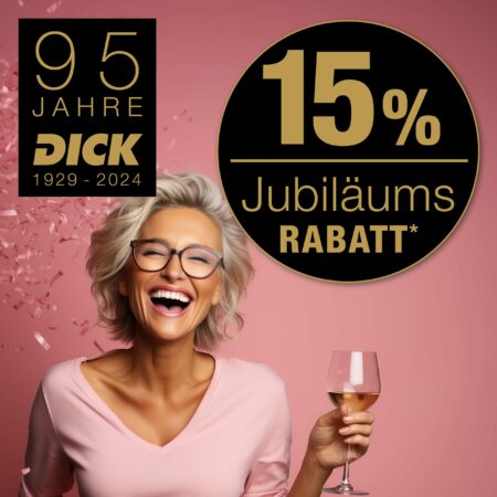15 % Jubiläums-Rabatt bei Wohnparc DICK