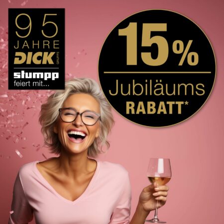 15 % Jubiläums-Rabatt bei Wohnparc Stumpp