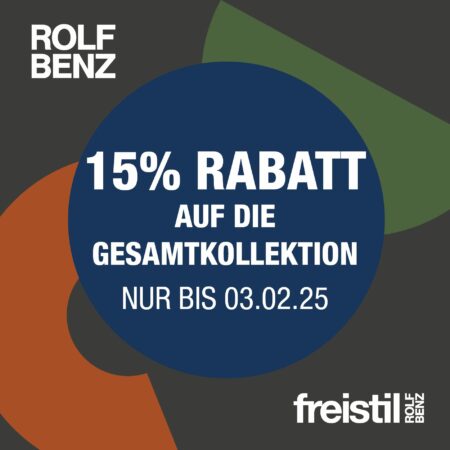 15% Rabatt auf Rolf Benz